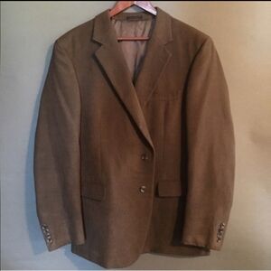 Stylish Men's Brown Blazer Sz 46L Sophisticated Men's Blazer